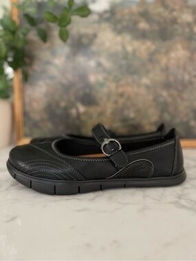 Kalso Rally Negative Heel Mary Jane Black Leather USA 8.5